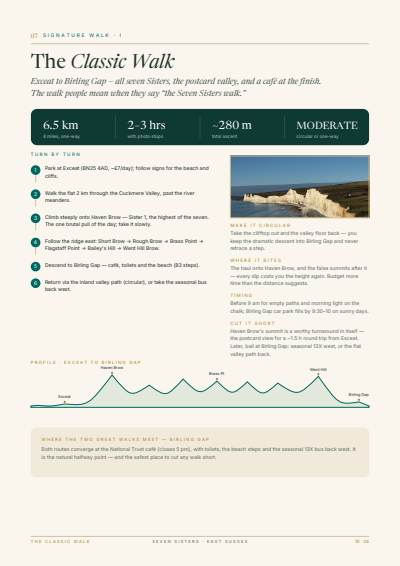 The Classic Walk — page from the Seven Sisters Ultimate Guide PDF