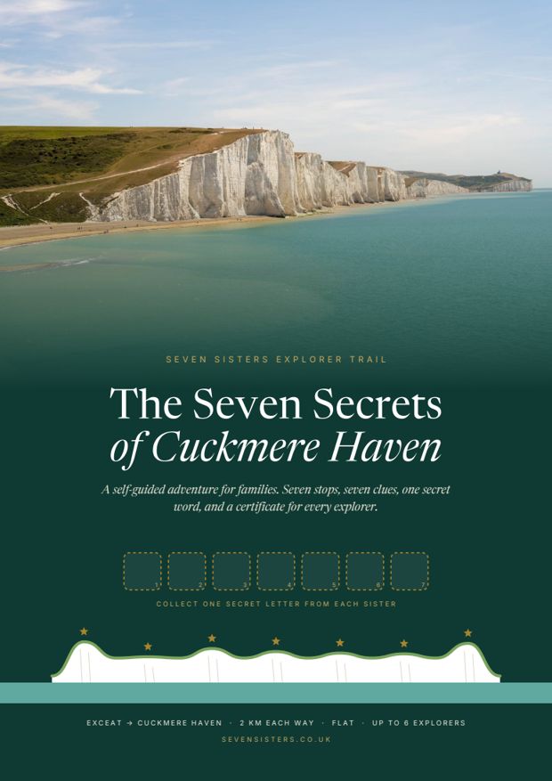 Cover of the Explorer Trail booklet: The Seven Secrets of Cuckmere Haven